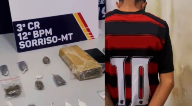 Polícia Militar prende 'lojista' de facção e apreende drogas no bairro EuroPark