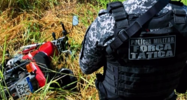 Operação Tolerância Zero: Força Tática localiza motocicleta furtada escondida em mata de Sorriso