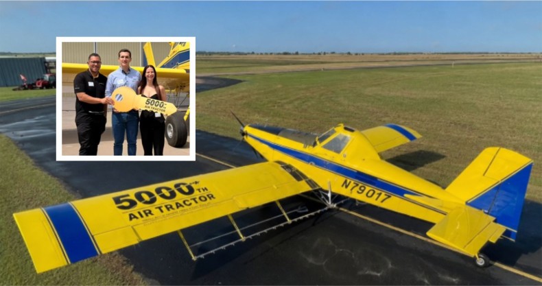 Grupo Prediger, de Sorriso (MT), vai operar a aeronave de número 5.000 da Air Tractor